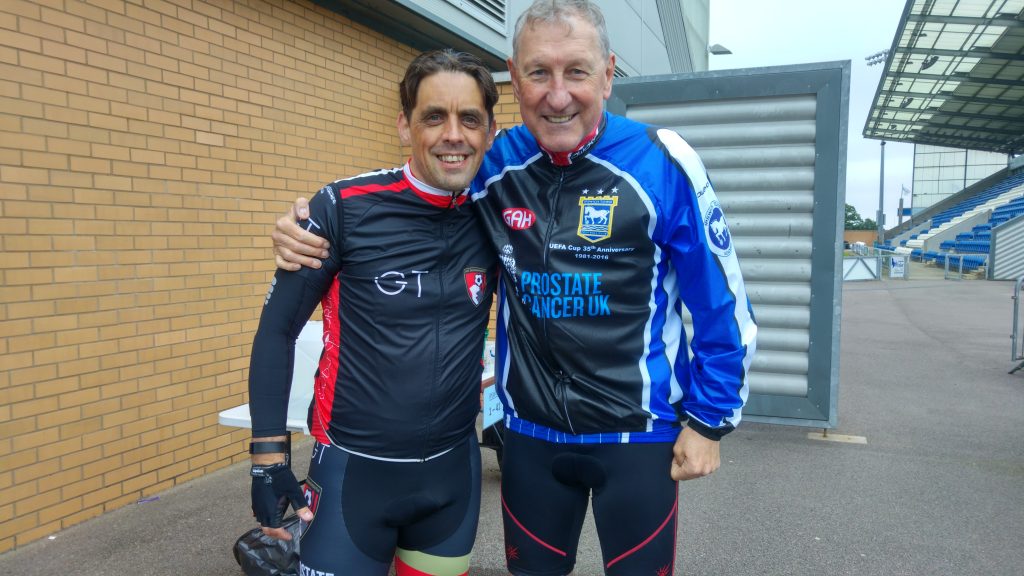 Day 1 - Me and Terry Butcher at Colchester Utd