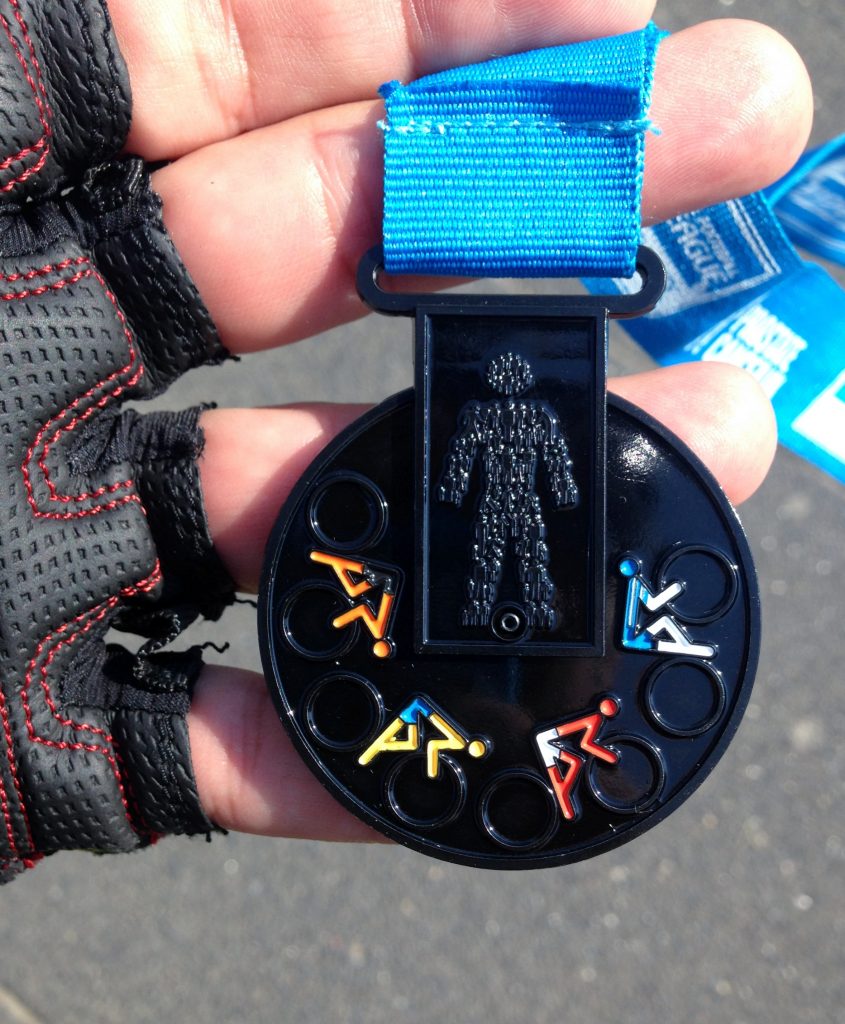 Day 2 - Finishers medal